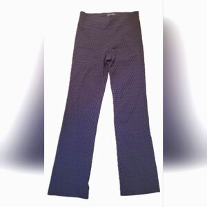 Zahara navy and black diamond printed pants